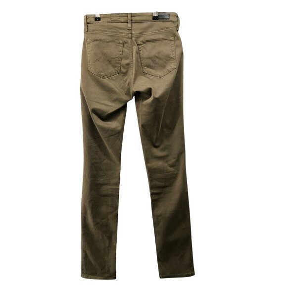 AG Adriano Goldschmied Prima Cigarette Jeans Womens 25R Chino Olive Green - Picture 2 of 10